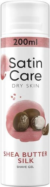 Гель для гоління Satin Care Shea Butter Silk для сухої шкіри, 200 мл