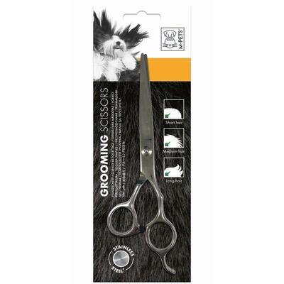 Ножиці M-Pets Grooming Steel Straight Scissor прямі, сталеві для стрижки собак, 6x20x0,7 см