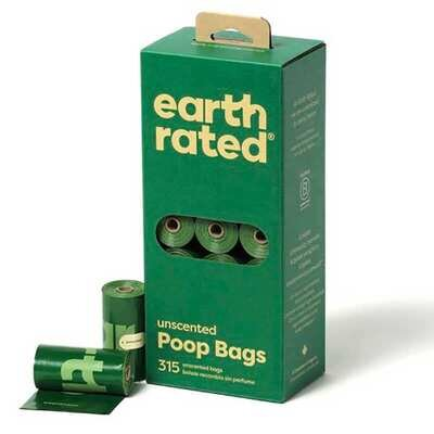 Пакети Earth Rated Poop Bags для прибирання за собакою без аромату, 315 штук