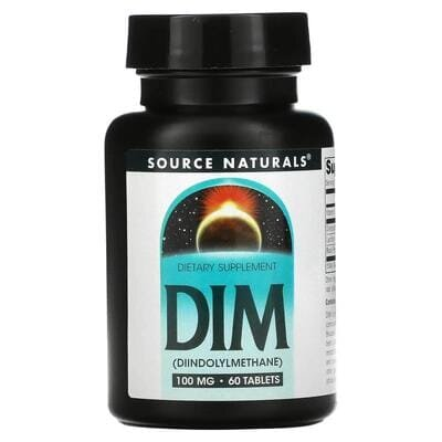 Диіндолілметан Source Naturals DIM 100 мг, 60 таблеток
