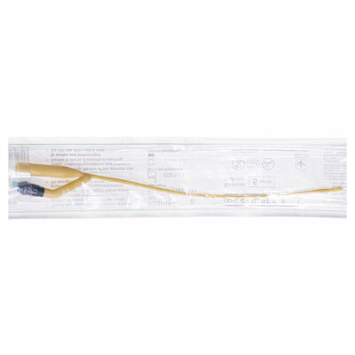 Катетер урологічний Medicare Latex Foley Catheter 2-Way тип Фолея латексний 8 Fr, 2-ходовий, 1 штука