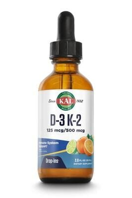 Вітамін Д3 та К2 KAL D3 K2 125 мгк / 500 мкг, 59 мл