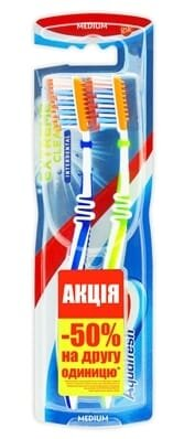 Зубна щітка Aquafresh Extreme Clean medium, 2 шт
