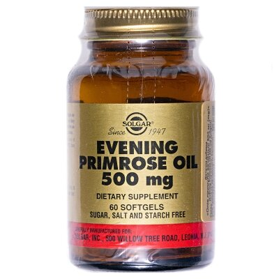 Примули вечірньої олія Solgar Evening Primrose Oil 500 мг м'які капсули №60