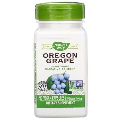 Орегонського винограду корінь Nature's Way Oregon Grape 500 мг, 90 капсул