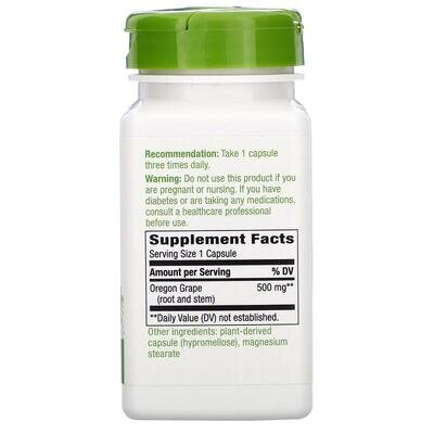 Орегонського винограду корінь Nature's Way Oregon Grape 500 мг, 90 капсул