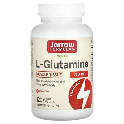 Глутамін Jarrow Formulas L-Glutamine 750 мг, 120 капсул