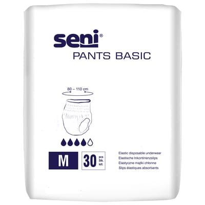Труси поглинаючі для дорослих Seni Pants Basic Medium, 30 штук