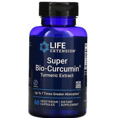 Куркумін Life Extension Super Bio-Curcumin 400, 60 веганських капсул