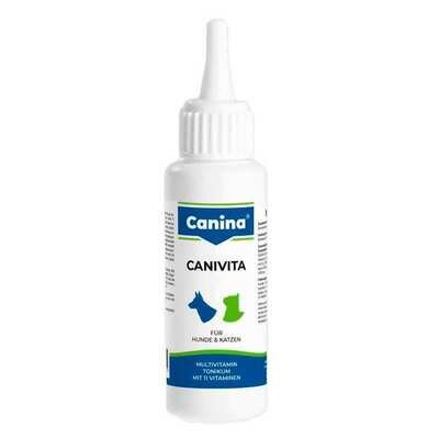 Мультивітамінний тонік Canina Canivita для собак, котів, гризунів та птахів, 100 мл