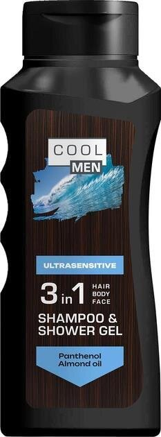 Гель-шампунь Cool Men Ultrasensitive, 400 мл