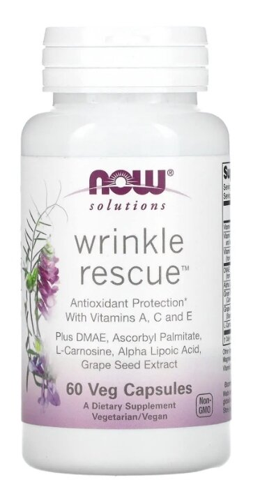 Порятунок від зморшок NOW Wrinkle Rescue вег. капсули №60
