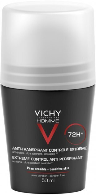 Набір антиперспірантів кулькових Vichy чоловічий 72 години захисту та жіночий 48 годин захисту, 2 шт х 50 мл