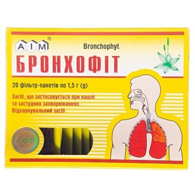 Бронхофіт збір по 1.5 г №20 у філ.-пак.