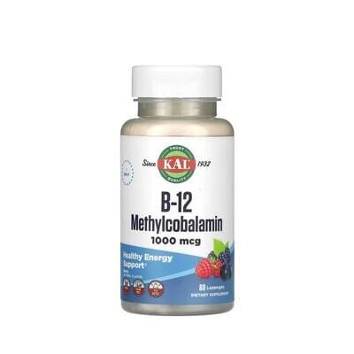 Вітамін В-12 (Метилкобаламін) KAL B-12 Methylcobolamin 1000 мкг, 60 таблеток для розсмоктування