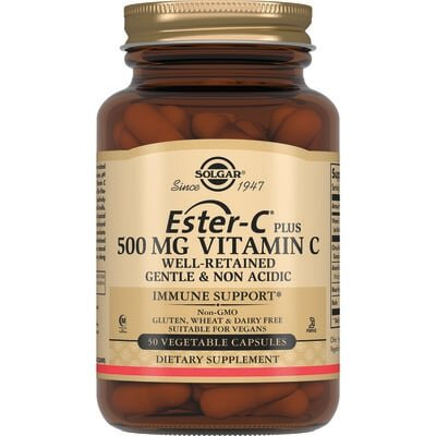 Вітамін С Solgar Ester-C Plus 500 мг Vitamin C вег. капсули №50