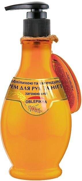 Крем для рук і нігтів Oblepikha з обліпихою та календулою загоюючий, 275 мл