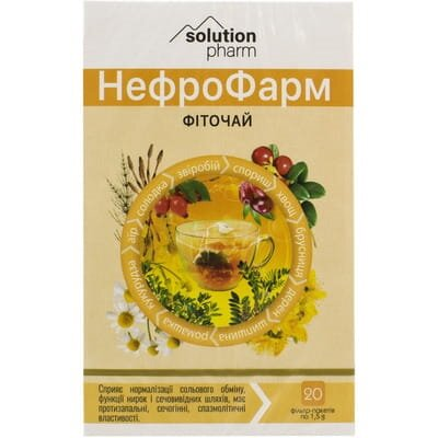 НефроФарм Solution Pharm фіточай по 1,5 г №20 у філ.-пак.