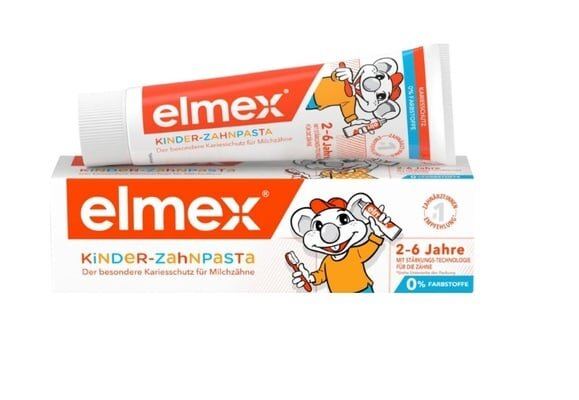 Зубна паста Elmex Kids з 2 до 6 років, 50 мл