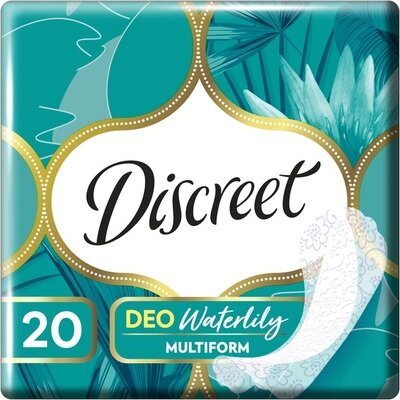Прокладки щоденні Discreet Deo Waterlily Multiform, 20 шт