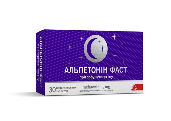 Альпетонiн ФАСТ ородисперсні таблетки №30