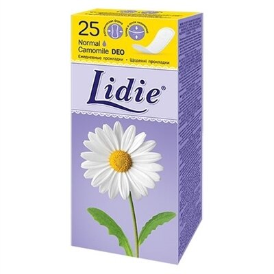 Щоденні гігієнічні прокладки Lidie Normal Deo, 25 шт