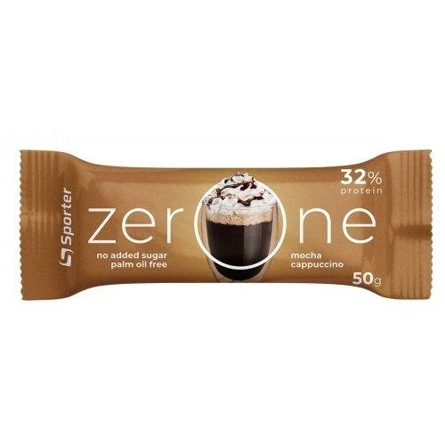 Батончик протеїновий Sporter Zero One Mocha Cappuccino, 25 штук по 50 г
