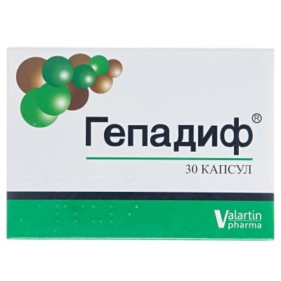 Гепадиф капсули №30 (10х3)