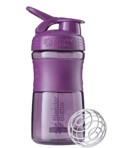 Шейкер-пляшка Blender Bottle SportMixer Plum, 590 мл