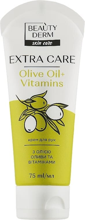 Крем для рук Beauty Derm Extra Care з олією оливи і вітамінами, 75 мл