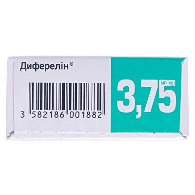 Диферелін порошок для сусп. д/ін. прол./д. по 3.75 мг №1 у флак. з р-ком