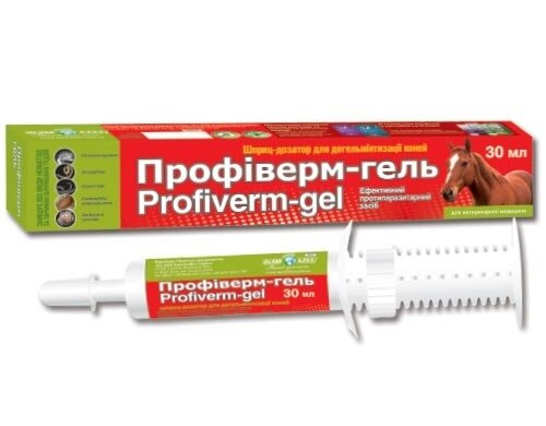 Профіверм (ДЛЯ ТВАРИН) гель, 30 г шприц з дозатором