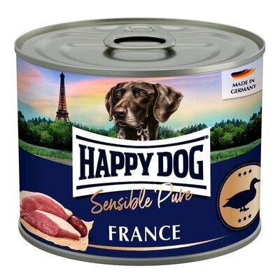 Корм вологий для собак Happy Dog Sensble Pure France з качкою, 200 г