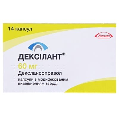 Дексілант капсули тв. з модиф. вивіл. по 60 мг №14 (14х1)