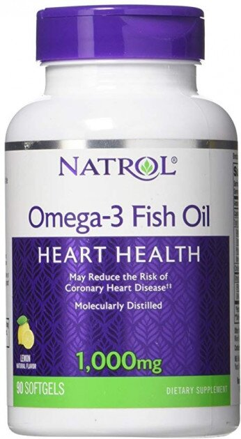 Жирні кислоти Natrol Omega-3 1000 мг 30%, 90 капсул