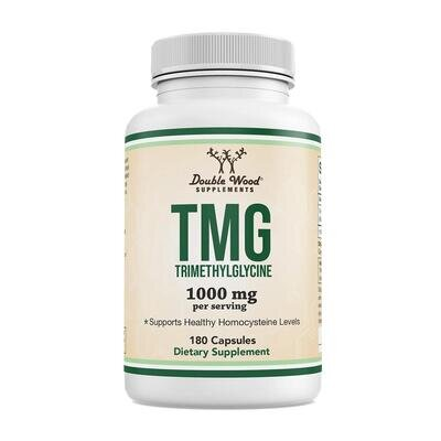 Триметилгліцин Double Wood TMG Trimethylglycine 1000 мг, 180 капсул