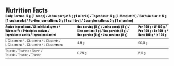 Глутамін 7Nutrition Glutamine Lemon, 500 г