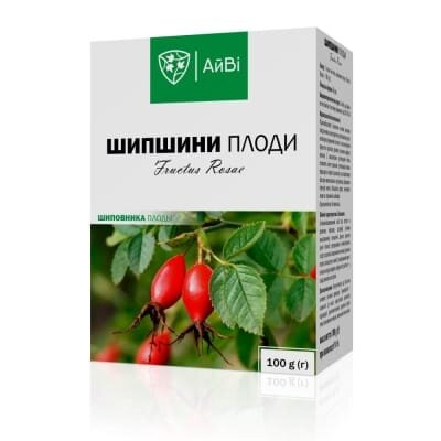 Шипшини плоди по 100 г у пач. ТМ АйВи