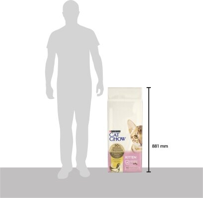 Корм сухий для кошенят Purina Cat Chow Kitten з куркою, 15 кг