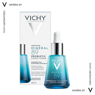 Концентрат Vichy Mineral 89 Probiotic Fractions Concentrate з пробіотичними фракціями для відновлення і захисту шкіри обличчя, 30 мл
