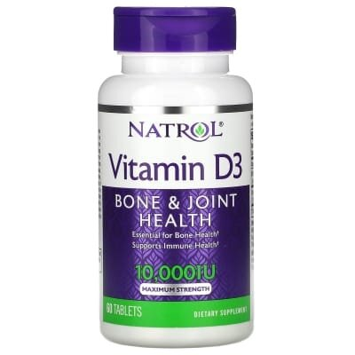 Вітаміни Natrol Vitamin D3 10000IU, 60 таблеток