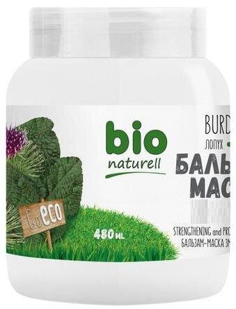 Бальзам-маска для волосся Bio Naturell Зміцнення та захист Лопух, 480 мл