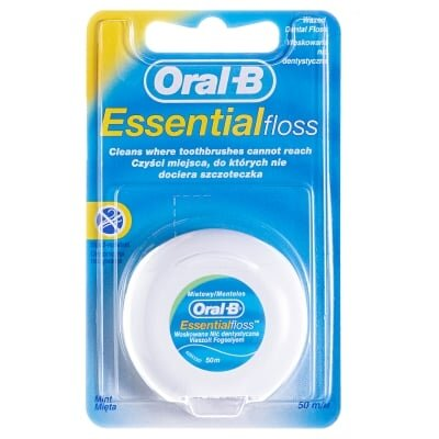 Зубна нитка Oral-B Essential floss, М'ятна, 50 м