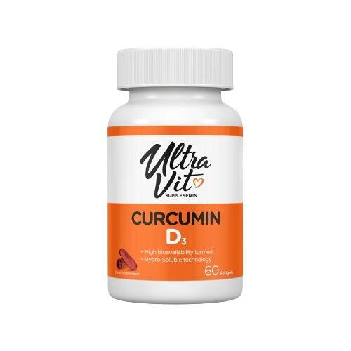 Куркумін Д3 VPLab Ultravit Curcumin D3, 60 капсул