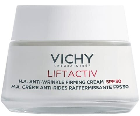 Крем для обличчя Vichy LiftActiv H.A. SPF30 антивіковий тривалої дії корекція зморшок та пружність, для всіх типів шкіри, 50 мл