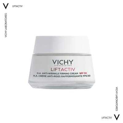 Крем для обличчя Vichy LiftActiv H.A. SPF30 антивіковий тривалої дії корекція зморшок та пружність, для всіх типів шкіри, 50 мл