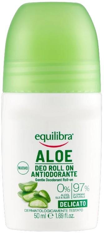Дезодорант кульковий Equilibra Aloe, 50 мл
