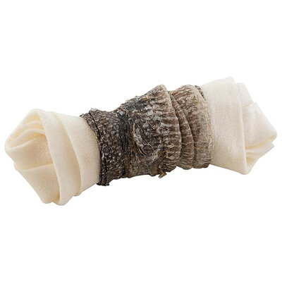 Ласощі жувальні Bubimex Fishies Knotted Chewing Bones with Skin Fish кручені кістки зі шкірою тріски для собак, 60 г