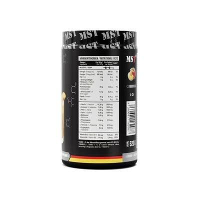 Комплекс амінокислот MST Nutrition BCAA & EAA Zero персиковий чай, 40 порцій, 520 г