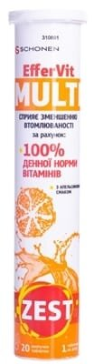 Зест Еффервіт Мульті таблетки розч. №20